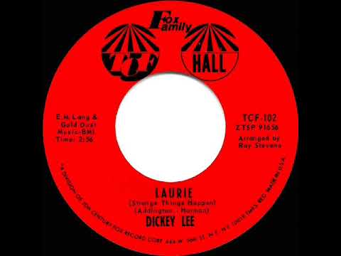1965 HITS ARCHIVE: Laurie (Strange Things Happen) - Dickey Lee