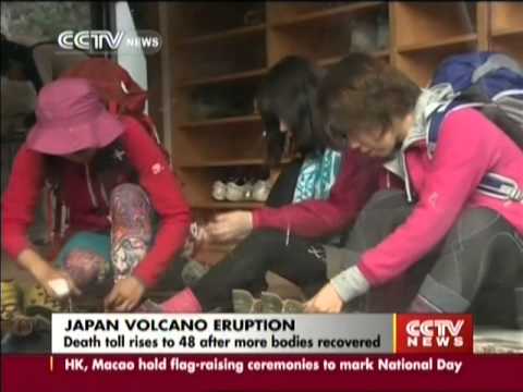 Death toll from Japan’s volcanic eruption rises to 48