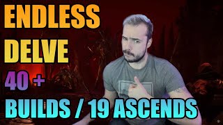 ENDLESS DELVE 3.16 : 40+ Builds !! Pob linked :o (subtitles EN) Path of Exile Scourge December Event