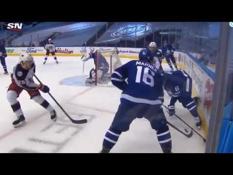 Jake Muzzin Stretchered Off vs Blue Jackets