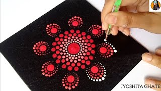How to make Dot Art| How to use dot Art tools for beginners| Easy Dot Art Mandala Tutorial|