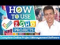How To Use Zoho Projects All In One Online Project Management Software Beginners Guide