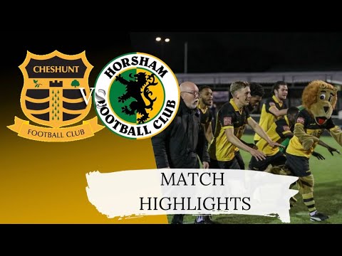 Match Highlights Cheshunt FC 1 - 0 Horsham FC