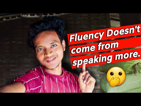 Fluency Doesn't come from speaking more 🫢