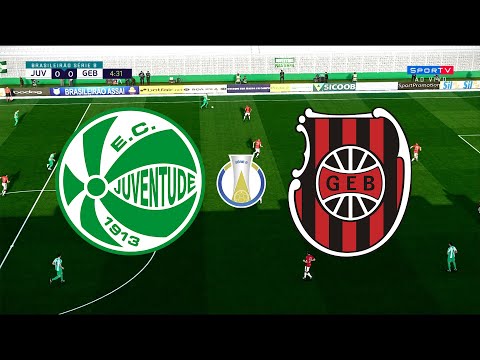 JUVENTUDE 1 X 2 BRASIL DE PELOTAS - BRASILEIRÃO SÉRIE B 2019 -15ª RODADA - 10/10/2020 - PES 2020