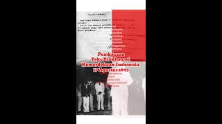 Download lagu Pembacaan Teks Proklamasi Kemerdekaan Republik Indonesia 17 Agustus 1945 | Shorts mp3