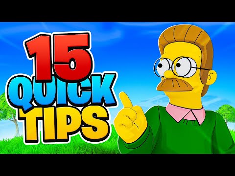 15 Quick Tips Every Fortnite Player Needs To Know In The Simpsons Season (Fortnite Zero Build Tips)