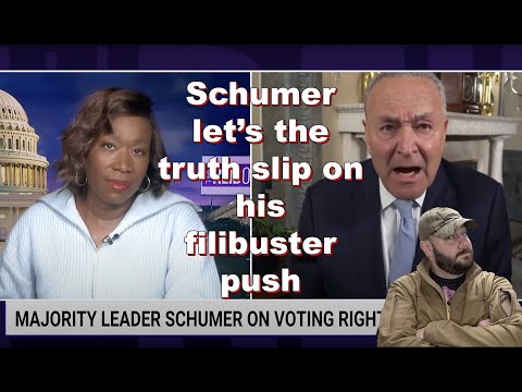 Schumer slips the truth about filibuster on Joy Reid's show... Democrats are DESPERATE... Thumbnail