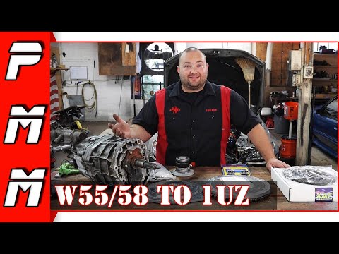 Lexus IS300 1UZ Swap Pt3 W55 to W58 Swap + Bell Housing Conversion