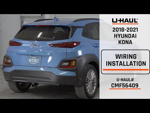 2018-2021 Hyundai Kona | U-Haul Trailer Wiring Installation | CMF56409