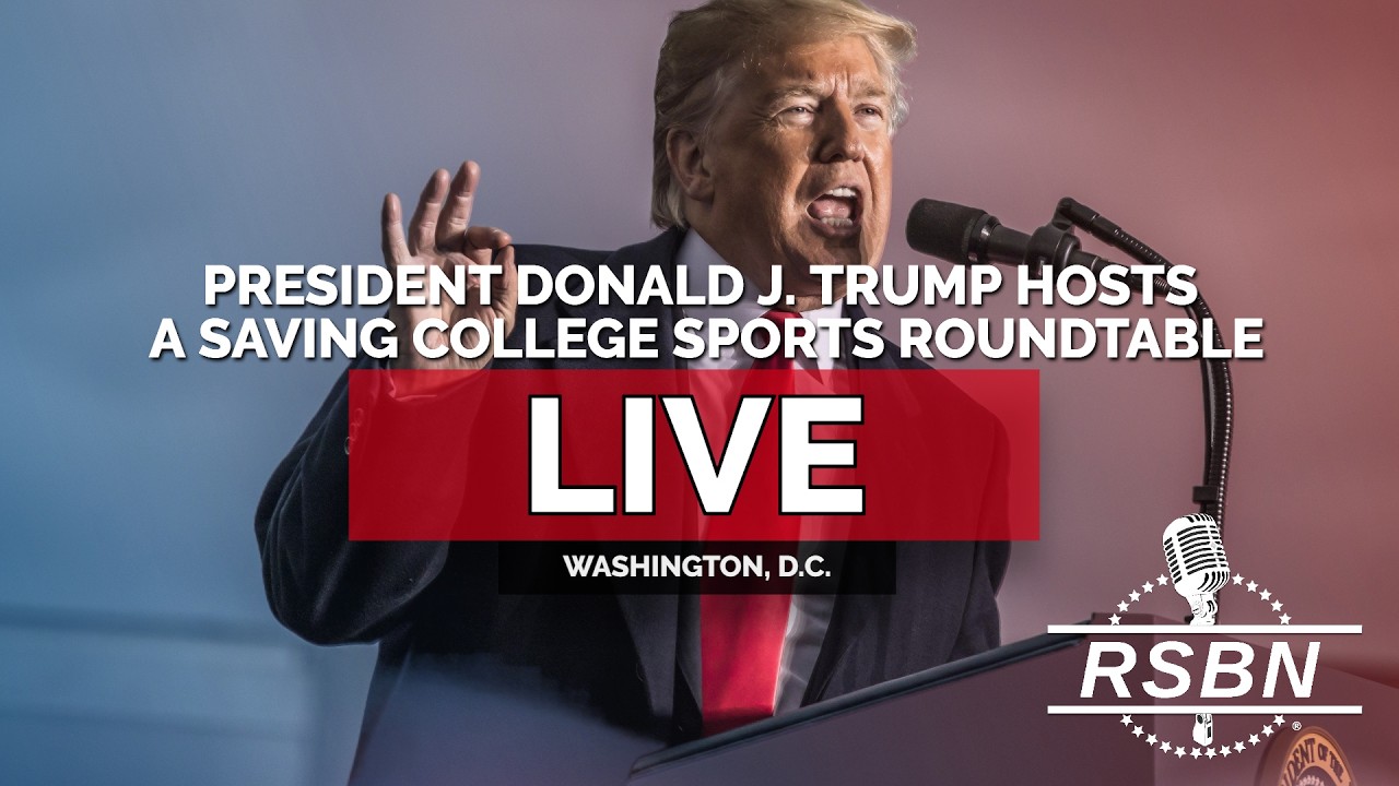 LIVE: President Trump Hosts a Saving College Sports Roundtable - 03/06/26