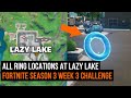 Fortnite Rings at Lazy Lake - ALL locations - Season 3 Week 3 challenge guide