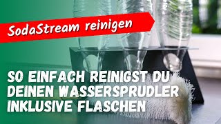 SodaStream reinigen und entkalken (inkl. Flaschen): So einfach geht’s!