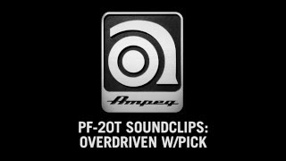 Video thumbnail for Ampeg PF-20T All-Tube Bass Head - Sound Clips (Overdriven w/ Pick) by Ampeg