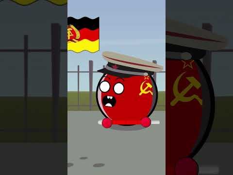 East - West Germany #countryballs #germany #sovietunion