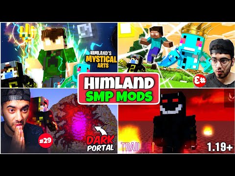 Top 5 Himlands SMP Mod For Minecraft PE 1.19+ ||  Heaven Mods MCPE ||  Minecraft Mods ||