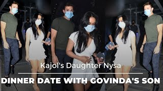 Kajol's Daughter Nysa Went On A Dinner Date With Govinda's Son Yashvardan Ahuja