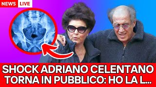 🔴 ADRIANO CELENTANO: &quot;PURTROPPO HO LA L...&quot; IL TRAGICO ANNUNCIO IN DIRETTA, FAN IN LACRIME