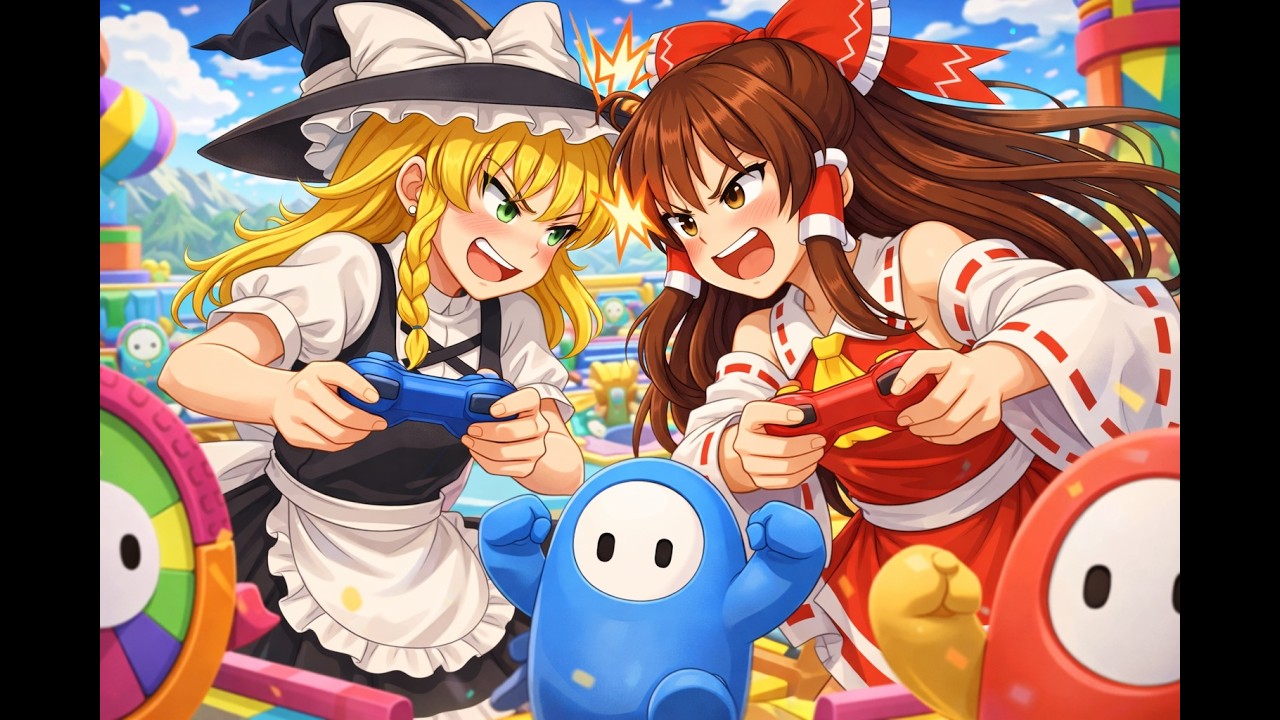 【ゆっくり実況】フォールガイズで喧嘩になりました（交代拒否）