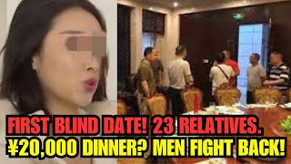 A Woman Brought 23 Relatives to a Blind Date — A ¥20,000 Dinner? He Walked Out at the Bill?!