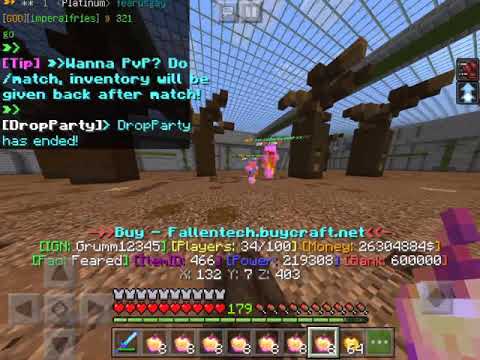 FallenTech factions/prisons (Fast 1v1) xxcandiedgamerxx vs imperalfries