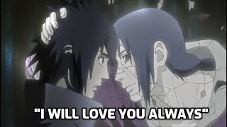 Itachi says goodbye to Sasuke | English Sub HD video thumbnail