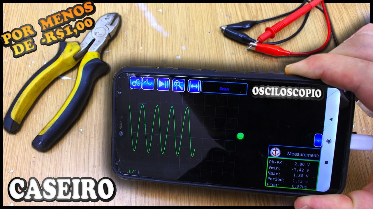 Como Fazer um Osciloscópio Caseiro (Por menos de R$1,00)