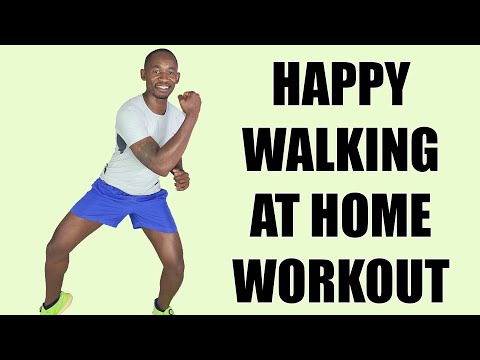 45 Minute Intense Running Workout at Home for Slimming 400 Calories