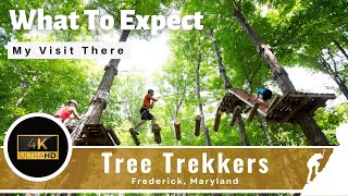 Tree Trekkers - Frederick Maryland, MD - Zipline Park - Outdoor Adventure and Rope Course Aerial