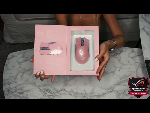 Chuột Máy Tính ASUS ROG Gladius II Pink