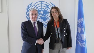 Foreign Minister Zohrab Mnatsakanyan՛s meeting with the UN Deputy Secretary General, the Head of the UN Office on Drugs and Crime