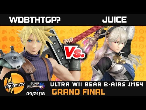 Ultra WBB #154 | [L] Norbit (CorrinF) vs WDBTHtGP (Cloud) - Grand Final - Super Smash Bros. for Wii
