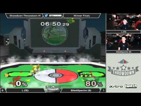 Melee Showdown Throwdown #1 - Winner Finals - L (Fox) vs SilentSpectre (C. Falcon)