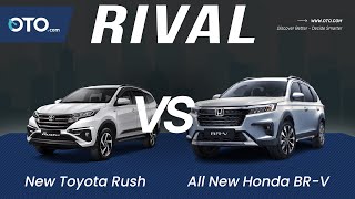 New Toyota Rush vs All New Honda BR-V | Spesifikasi & Fitur Lengkap! | OTO Rival