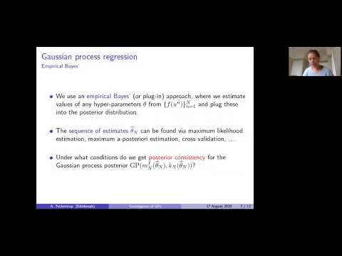 Aretha Teckentrup – Convergence of Gaussian process regression with estimated hyper-parameters