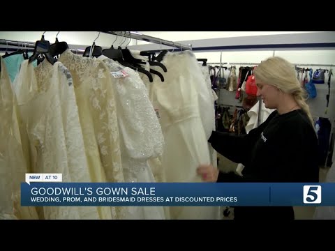 Goodwill Gown Sale helps future brides-to-be save big