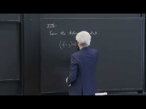 Derivatives; Laws for Differentiation
