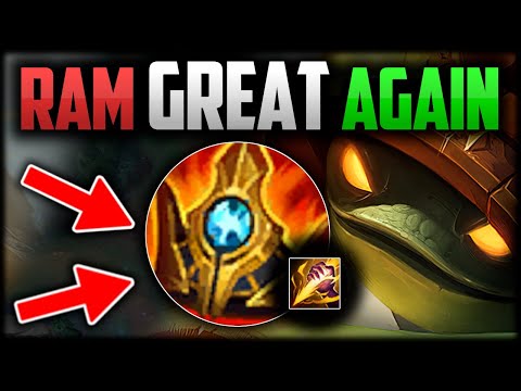 RAMMUS JUNGLE THE OKAY WAY - How to Play Rammus & Carry Season 14 - League of Legends