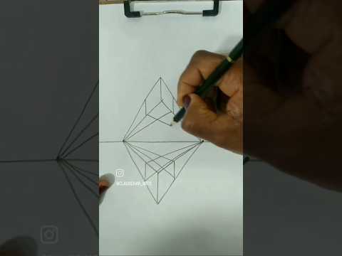 Perspectiva com 2 Pontos de Fuga fácil#2pontosdefuga#perspectivafacil