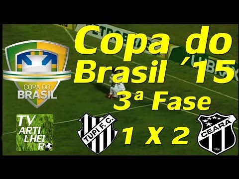 [Copa do Brasil '15] Tupi FC 1 X 2 Ceará SC - Melhores Momentos - TV ARTILHEIRO