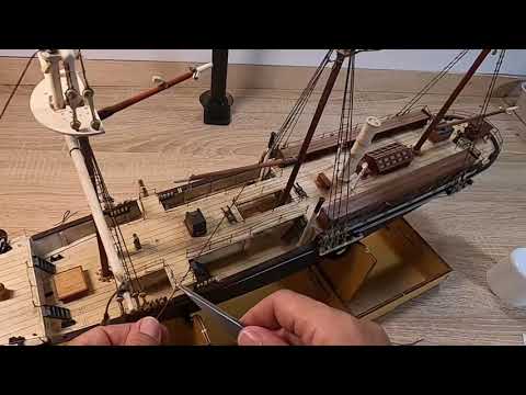 Como Montar y Colocar los FLECHASTES - LAS BURDAS y los ESTAYS en el HMS Endurance de OCCRE EP. 31