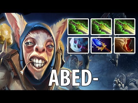ABED +120 Agility with 3xEB Monster Meepo Micro 7.06d Dota 2