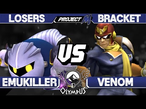 Olympus - Emukiller (Meta Knight) vs Venom (Captain Falcon) - PM Losers - Project M