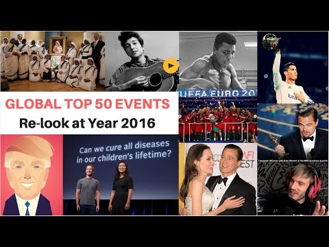 Re-look at Year 2016 - Global Top 50 Events