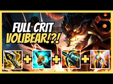 FULL ATTACK SPEED & CRIT VOLIBEAR!!!!
