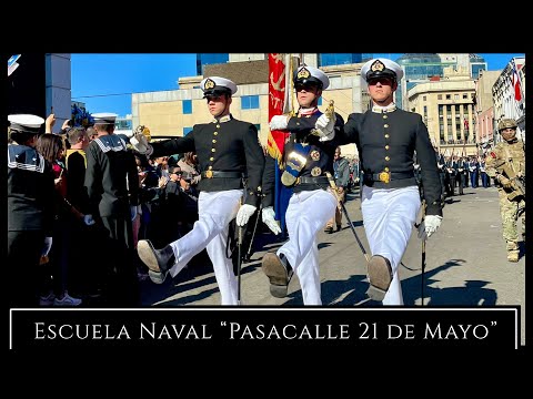 Escuela Naval - PASACALLE COMPLETO - 21 de Mayo 2025 (4K-HD)