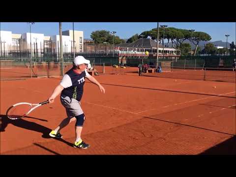 STAGE DE TENNIS A BARCELONE pour Sebastien –  Sebastien’s full tennis training