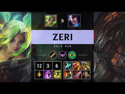 Zeri Mid vs Yasuo - BR Master Patch 25.06