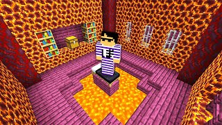 【マイクラ】マグマ刑務所からの脱出!?