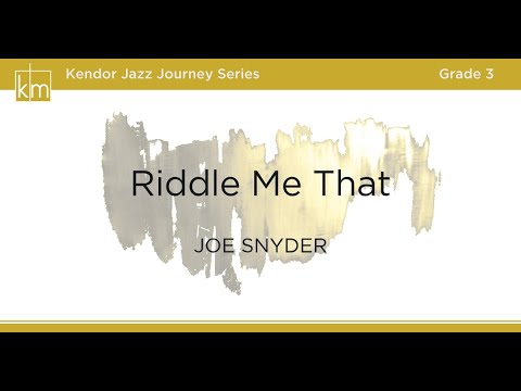 Riddle Me That